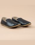 Handmade Black Leather Loafers