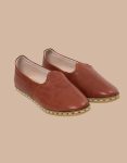 Handmade Brown Leather Loafers
